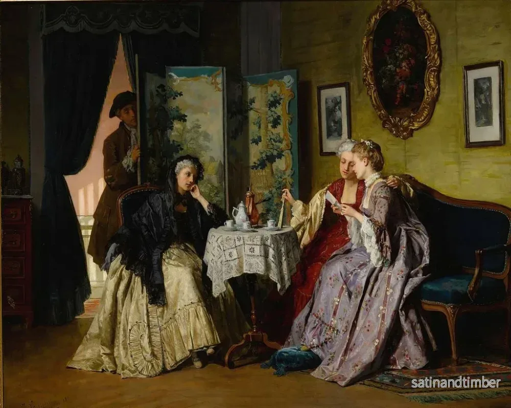 Reproduktion av målningen L'Écouteur - Jean Carolus - Bild 2