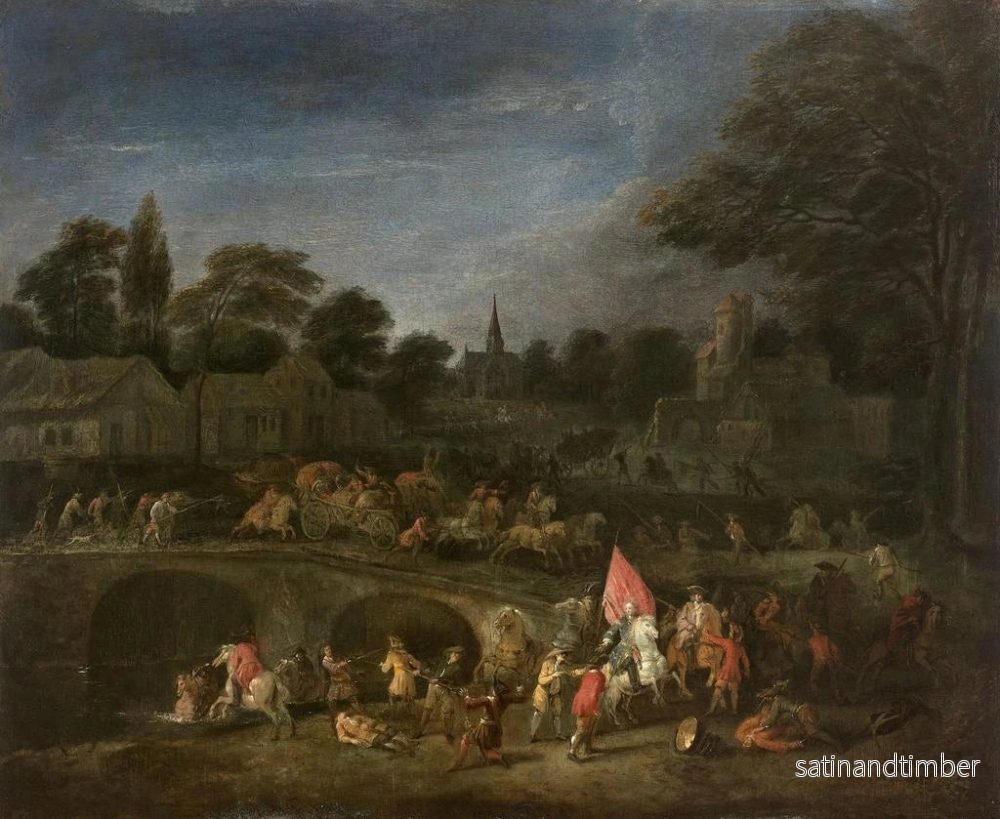 Reproduktion av målningen La revanche des paysans - Jean-Antoine Watteau - Bild 2