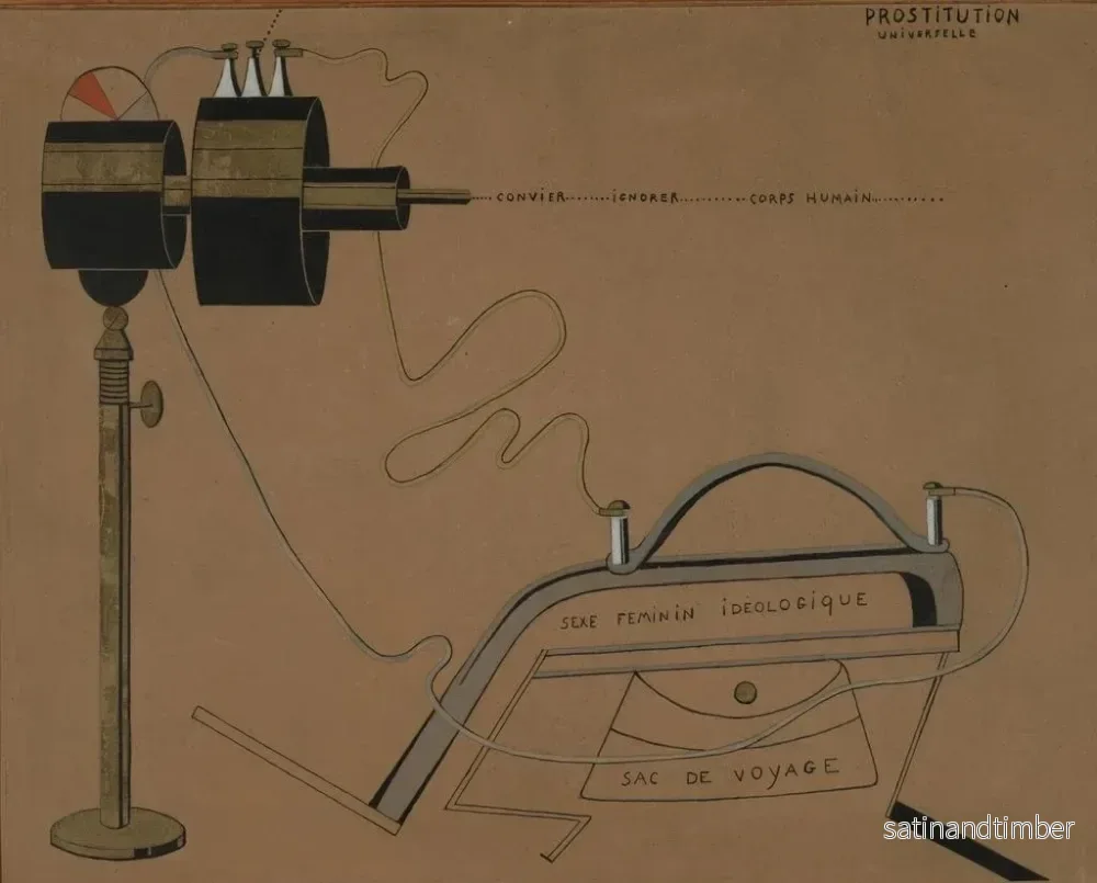 Reproduktion av målningen Prostitution universelle - Francis Picabia - Bild 2