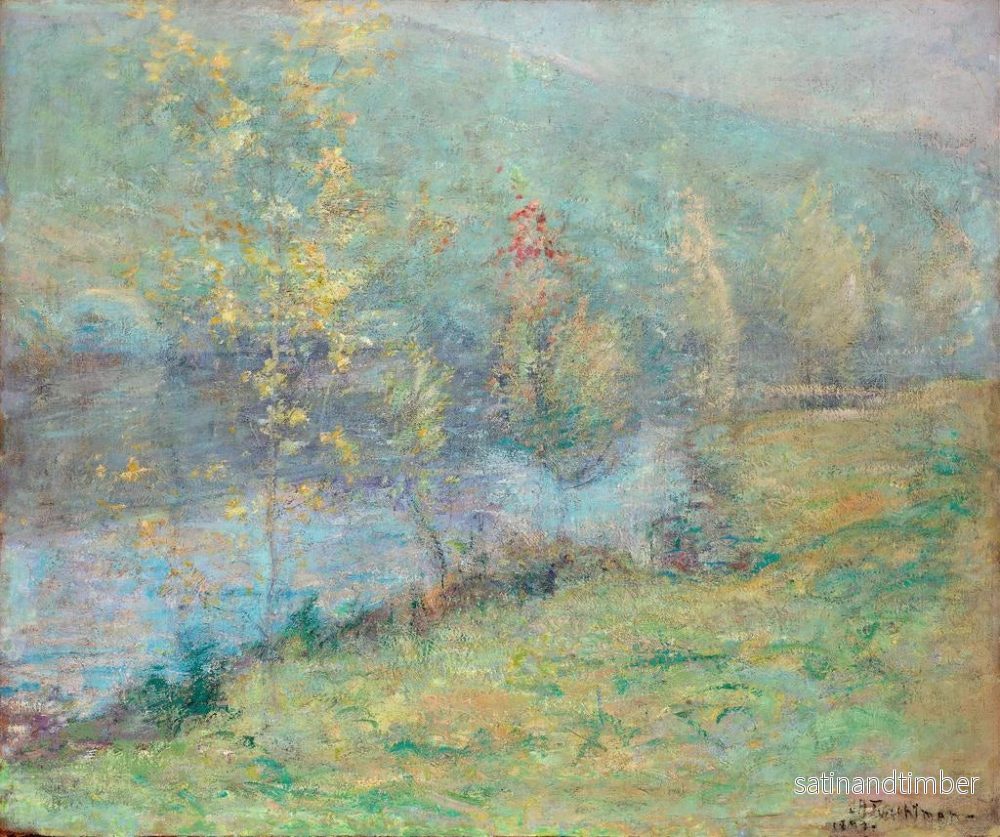 Reproduktion av målningen Morgondisig dimma - John Henry Twachtman - Bild 2