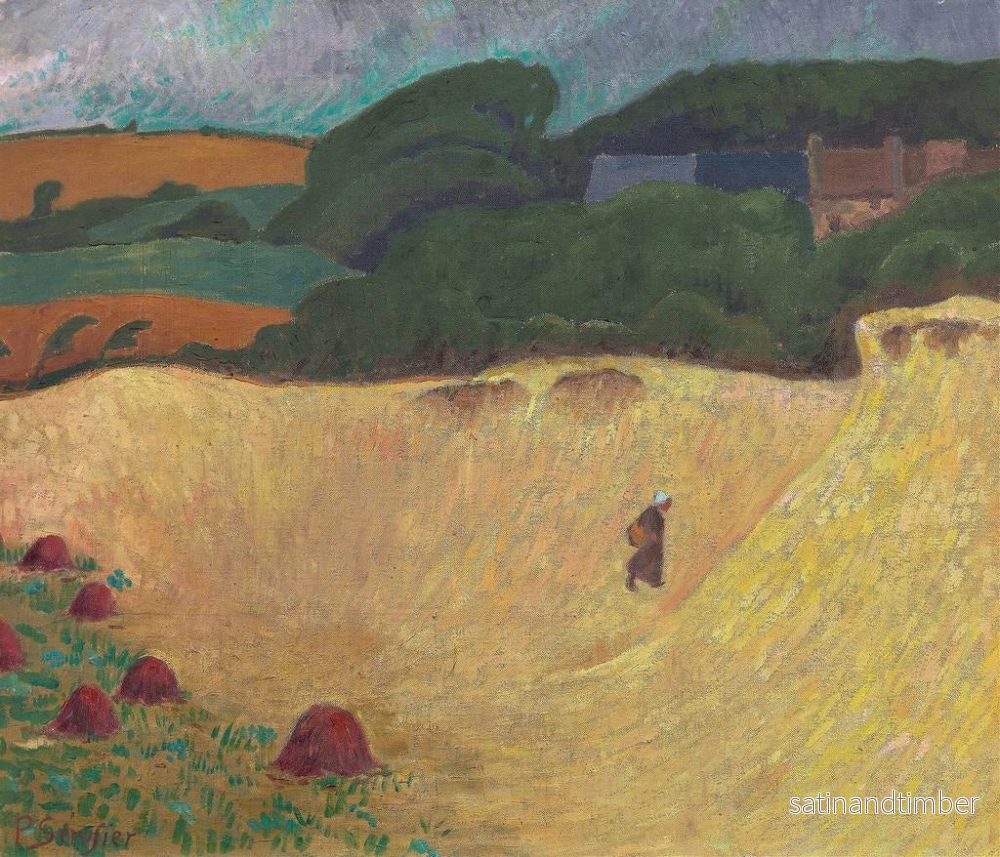 Reproduktion av målningen La Plage des Grands Sables à Le Pouldu - Paul Sérusier - Bild 2