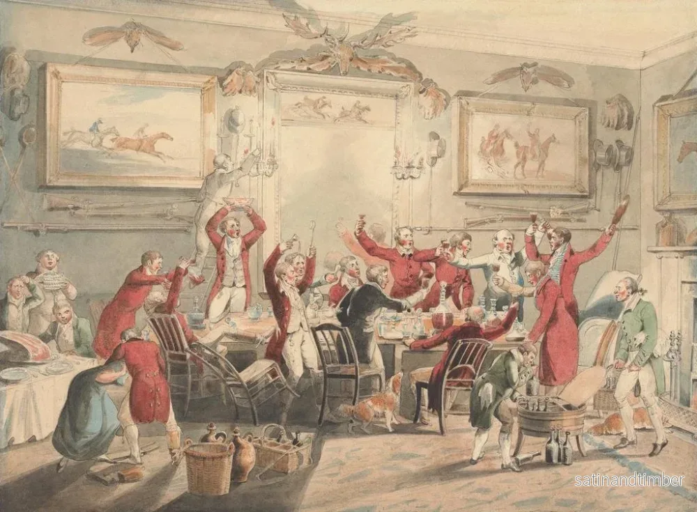 Reproduktion av målningen La chasse au renard, le toast - Henry Thomas Alken - Bild 2