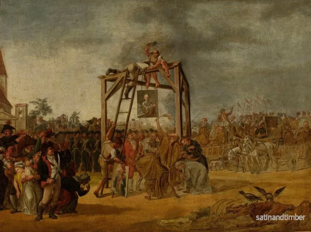 Reproduktion av målningen Pendre les traîtres - Jean Pierre Norblin - Bild 2