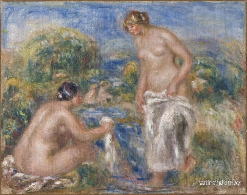 Reproduktion av målningen Kvinnor i badet - Pierre-Auguste Renoir - Bild 2