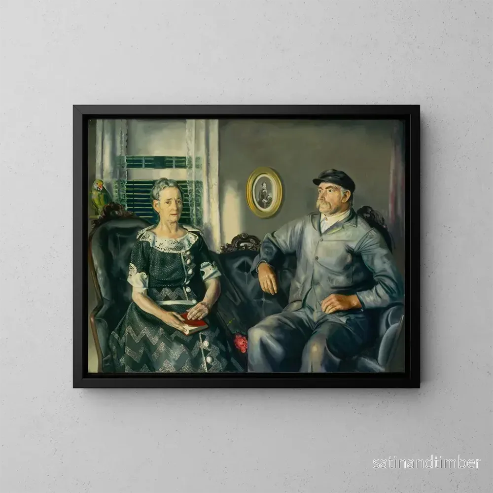 Reproduktion av målningen Monsieur et Madame Phillip Wase - George Wesley Bellows