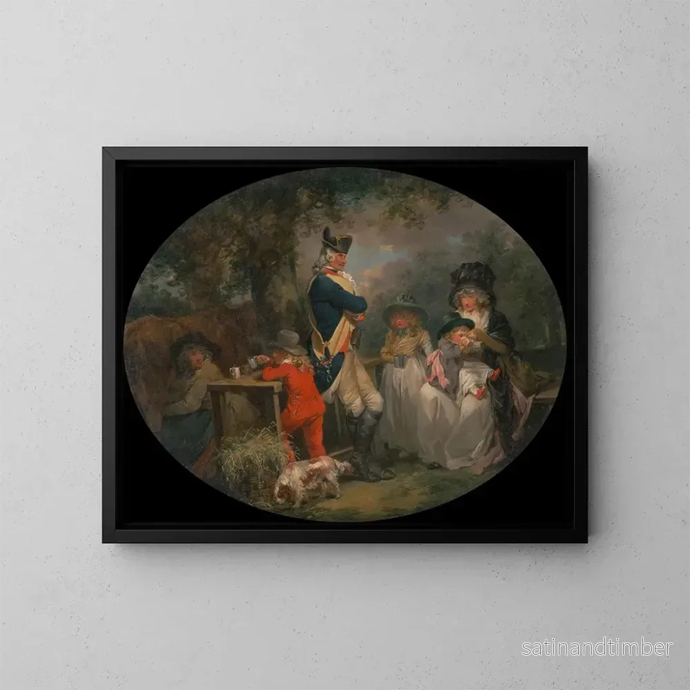 Reproduktion av målningen av Parc de St James – George Morland