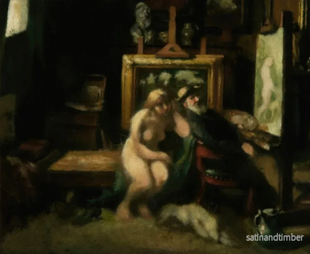Reproduktion av målningen Le repos de Diane - Jan Stobbaerts - Bild 2
