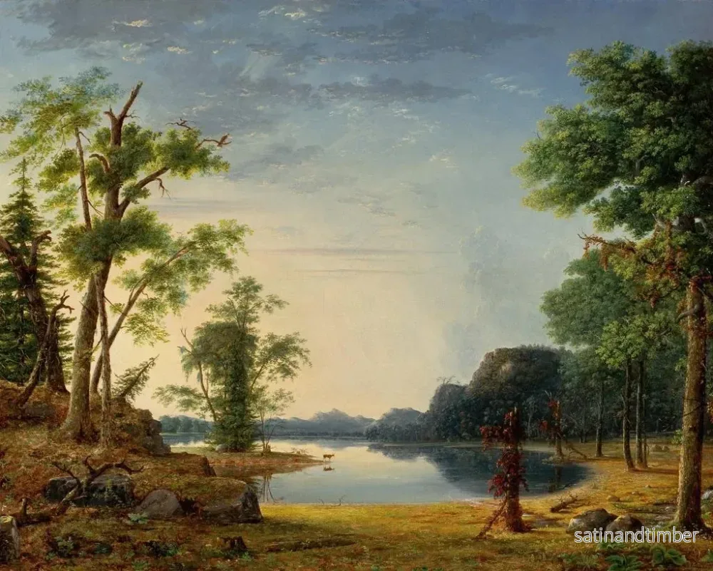 Reproduktion av målningen Söndag i skogen - Nelson Augustus Moore - Bild 2
