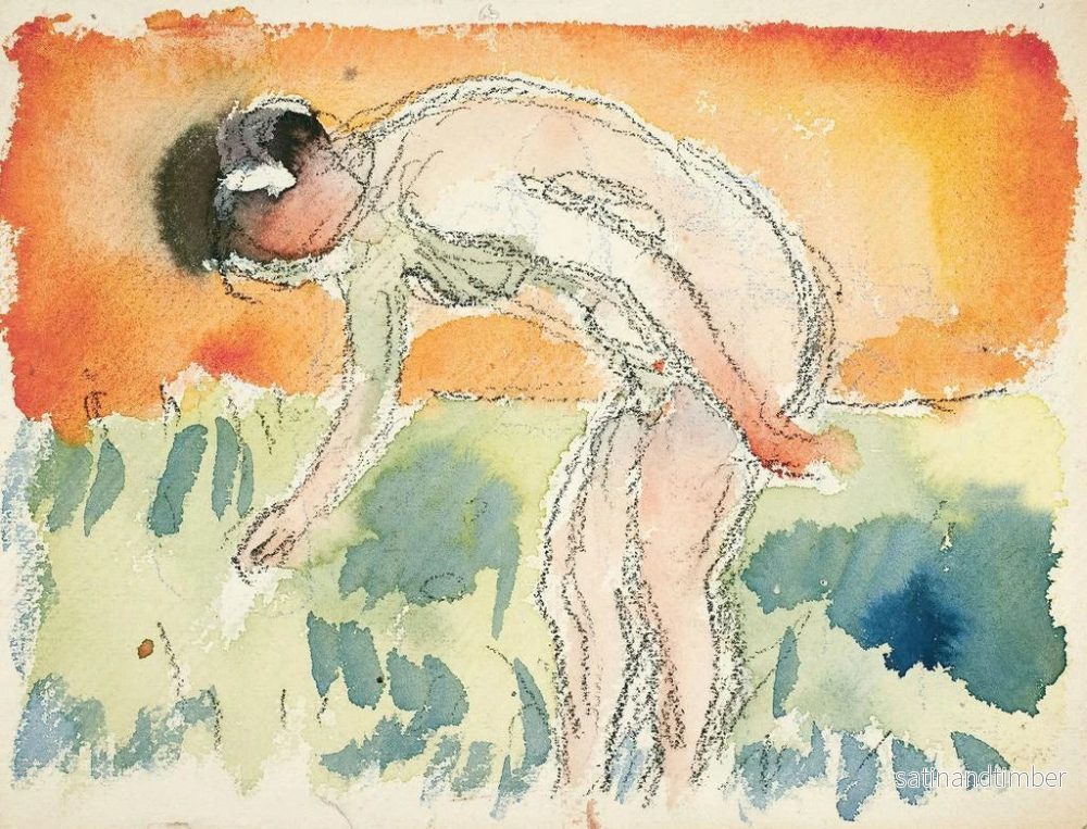 Reproduktion av målningen Akt som avkläder sig - Edvard Munch - Bild 2