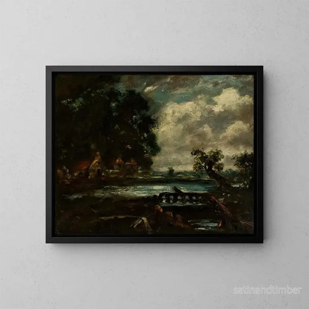 Reproduktion av målningen Studie för Den hoppande hästen - John Constable