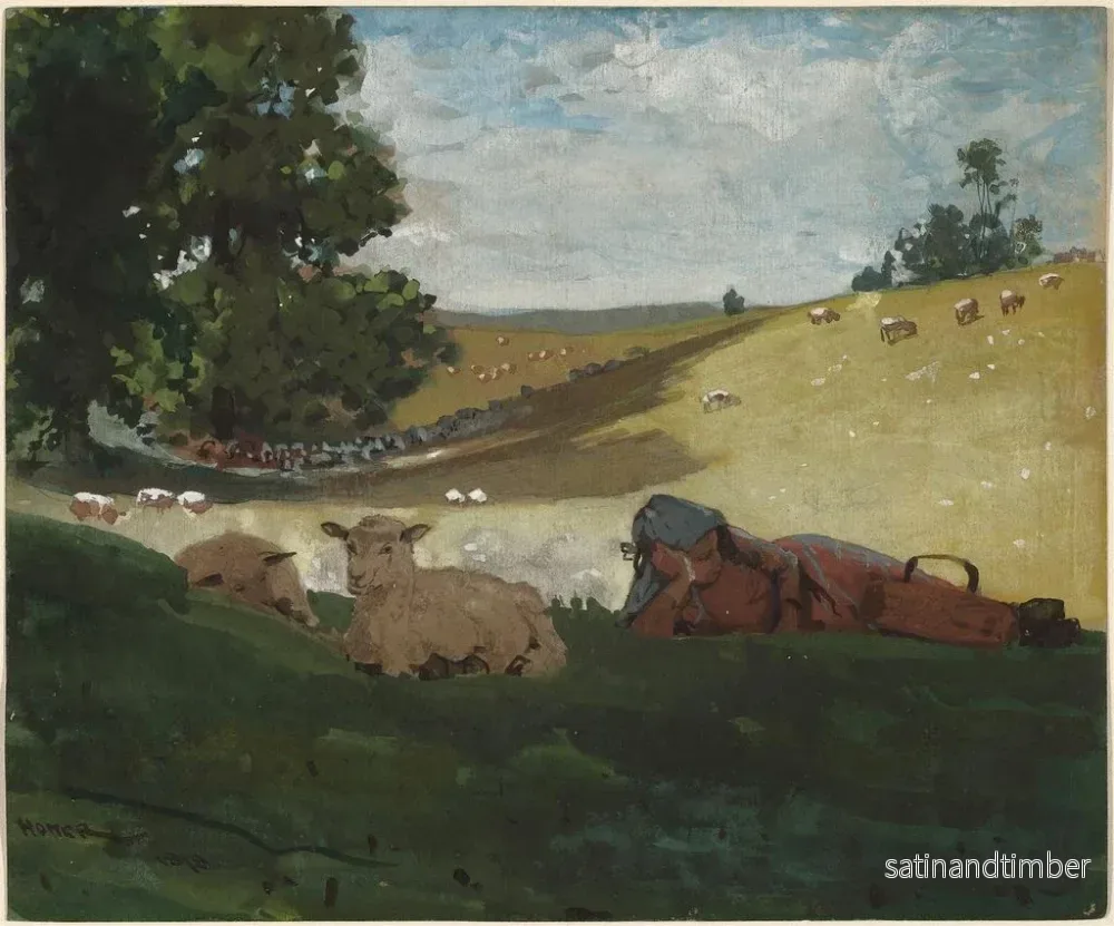 Reproduktion av målningen Eftermiddagssol - Winslow Homer - Bild 2