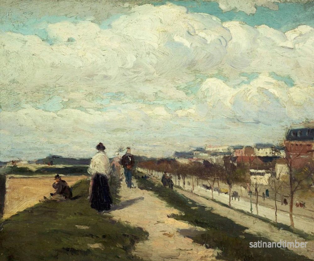 Reproduktion av målningen Les fortifications du boulevard Berthier - Ferdinand Marks - Bild 2