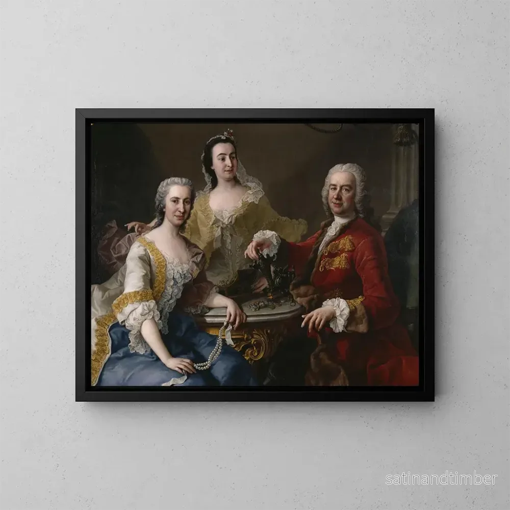 Reproduktion av målningen Joseph de France och hans familj – Martin van Meytens Reproduktion av målningen Joseph de France och hans familj – Martin van Meytens