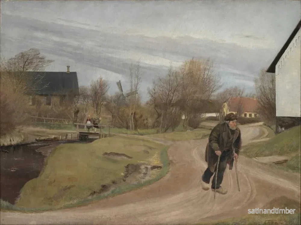 Reproduktion av målningen Vår i Jylland av Hals - Laurits Andersen Ring - Bild 2