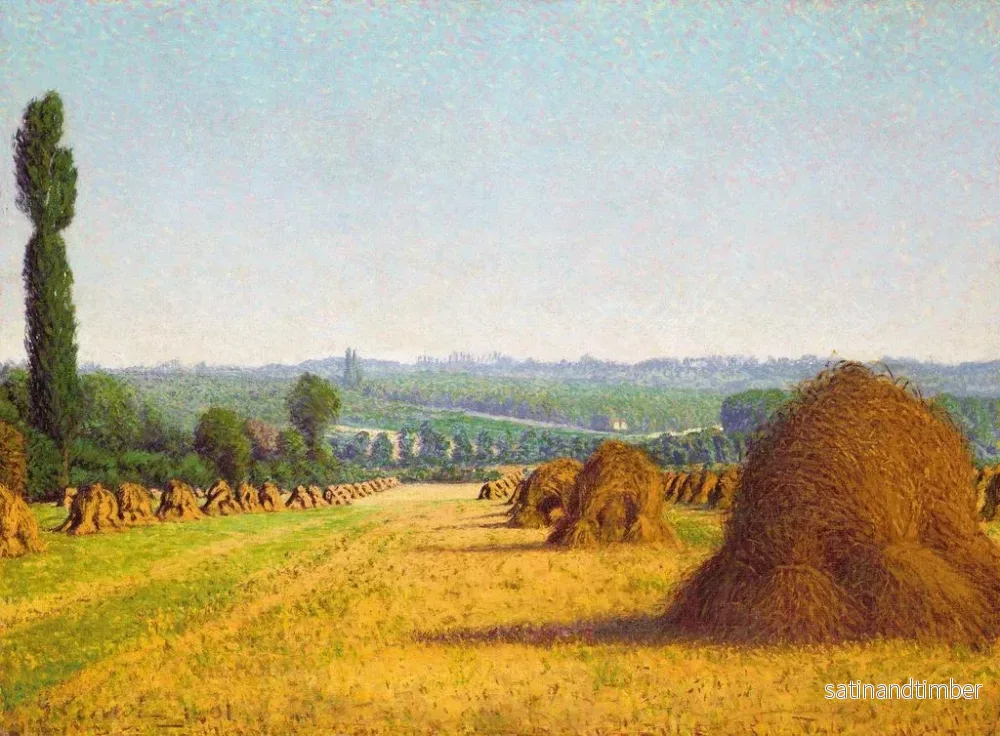 Reproduktion av målningen Les Meules - Gustave Cariot - Bild 2