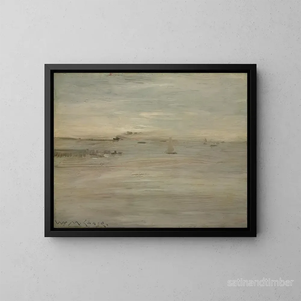 Reproduktion av målningen Marine - William Merritt Chase