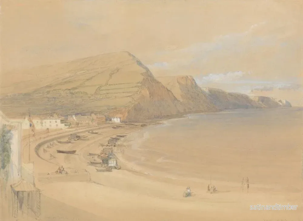 Reproduktion av målningen Sidmouth - David Roberts - Bild 2