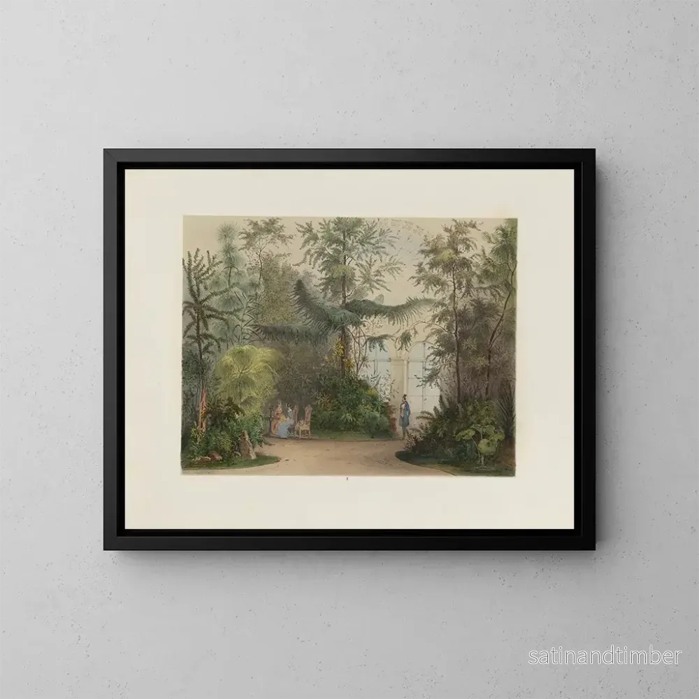 Reproduktion Le jardin d’hiver dans la Hofburg – Franz Antoine — plansch 02 Reproduktion Le jardin d’hiver dans la Hofburg – Franz Antoine — plansch 02