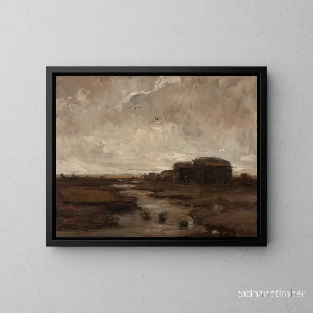 Reproduktion av målningen Landskapsfärger tonala - Sientje Mesdag van Houten