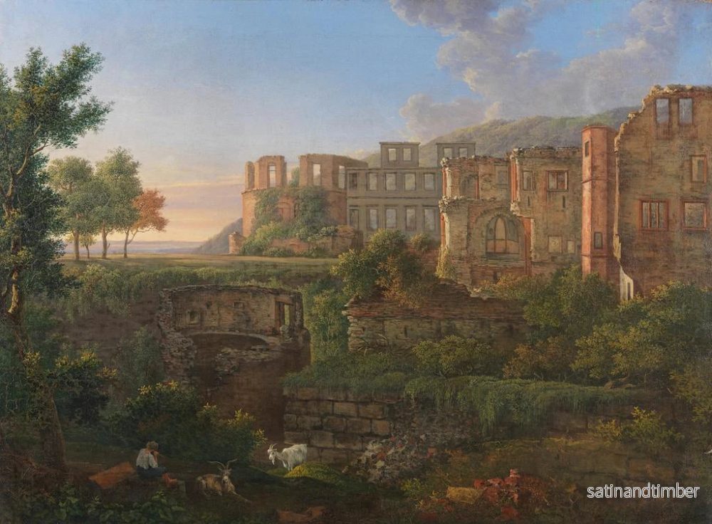 Reproduktion av målningen Vue du château de Heidelberg - Christian Philipp Koester - Bild 2