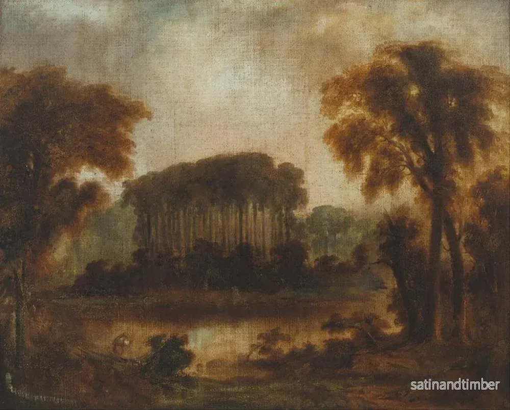 Reproduktion av målningen Les Cent Pins, île James, Caroline du Sud - Augustus Paul Trouche - Bild 2