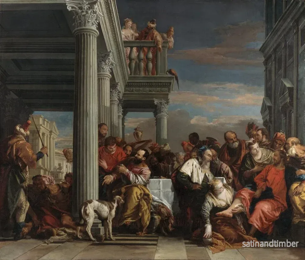Reproduktion av målningen av Jesus i Simon den Färrdiges hus - Giovanni Battista Tiepolo - Bild 2