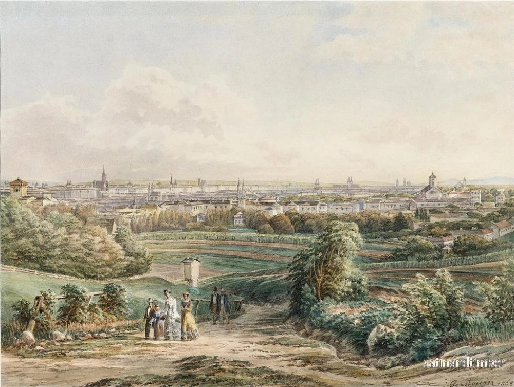 Reproduktion av målningen Vue de Vienne depuis Döbling - Josef Gerstmeyer - Bild 2
