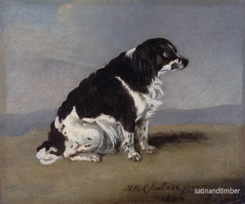 Reproduktion av målningen Le spaniel de la duchesse de York - Henry Bernard Chalon - Bild 2