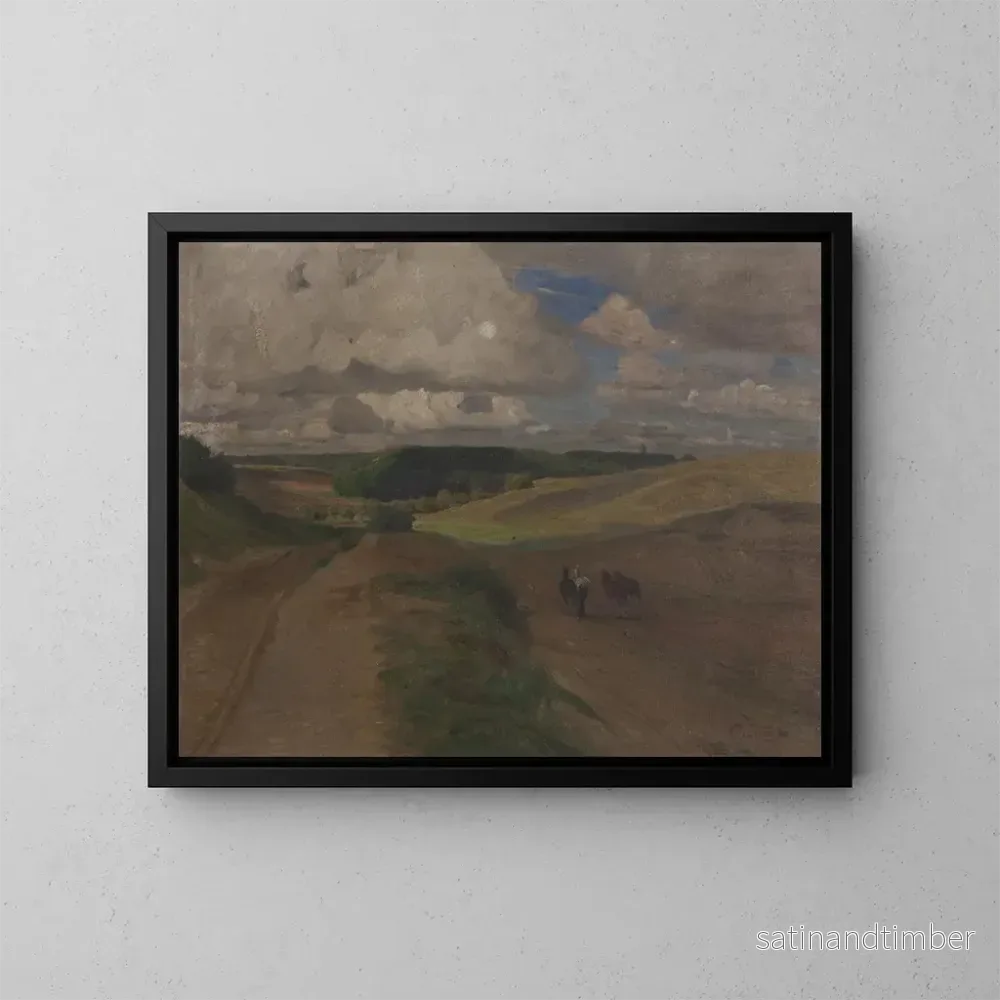 Reproduktion av målningen Ombres de nuages - Oskar Frenzel