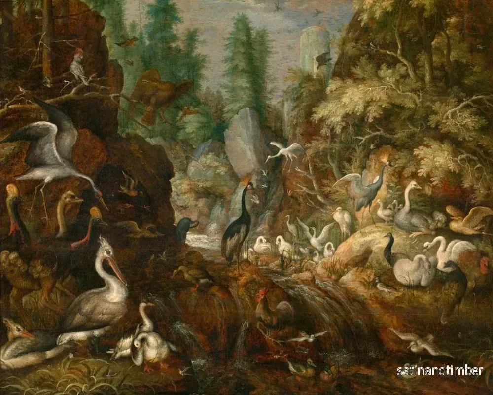 Reproduktion av målningen Paradis des oiseaux - Roelant Savery - Bild 2