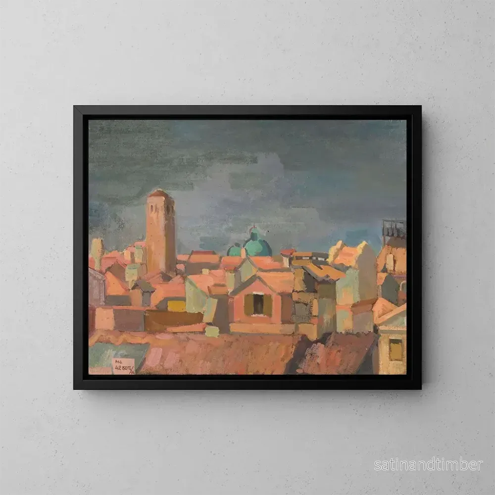 Reproduktion av målningen Vue d’une ville italienne – Franciszek Bartoszek Reproduktion av målningen Vue d’une ville italienne – Franciszek Bartoszek