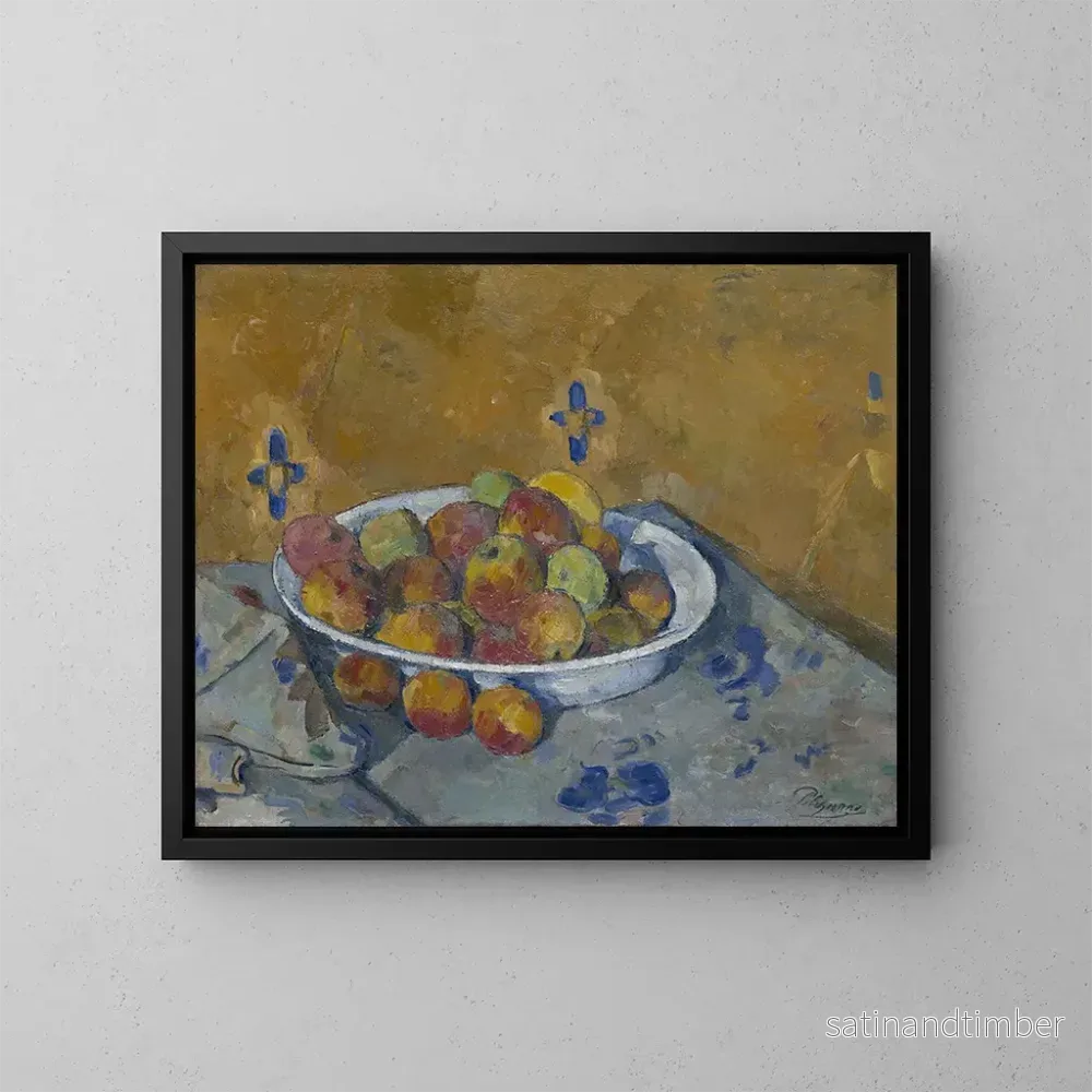 Reproduktion av målningen L'Assiette de pommes - Paul Cézanne