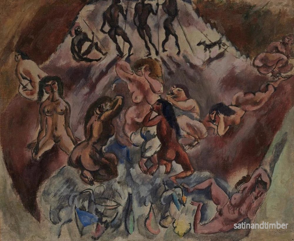 Reproduktion av målningen Réunion infernale - Jules Pascin - Bild 2