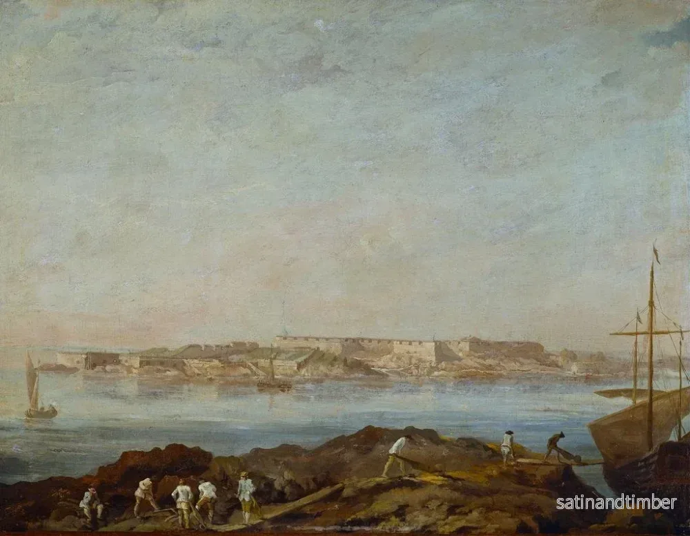 Reproduktion av målningen Vue de Sveaborg - Augustin Ehrensvärd - Bild 2