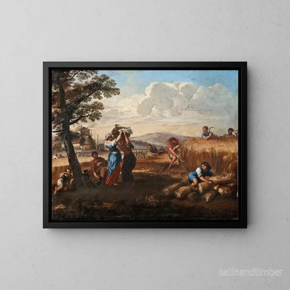 Reproduktion av målningen Landskap med skörd – Pietro da Cortona Reproduktion av målningen Landskap med skörd – Pietro da Cortona