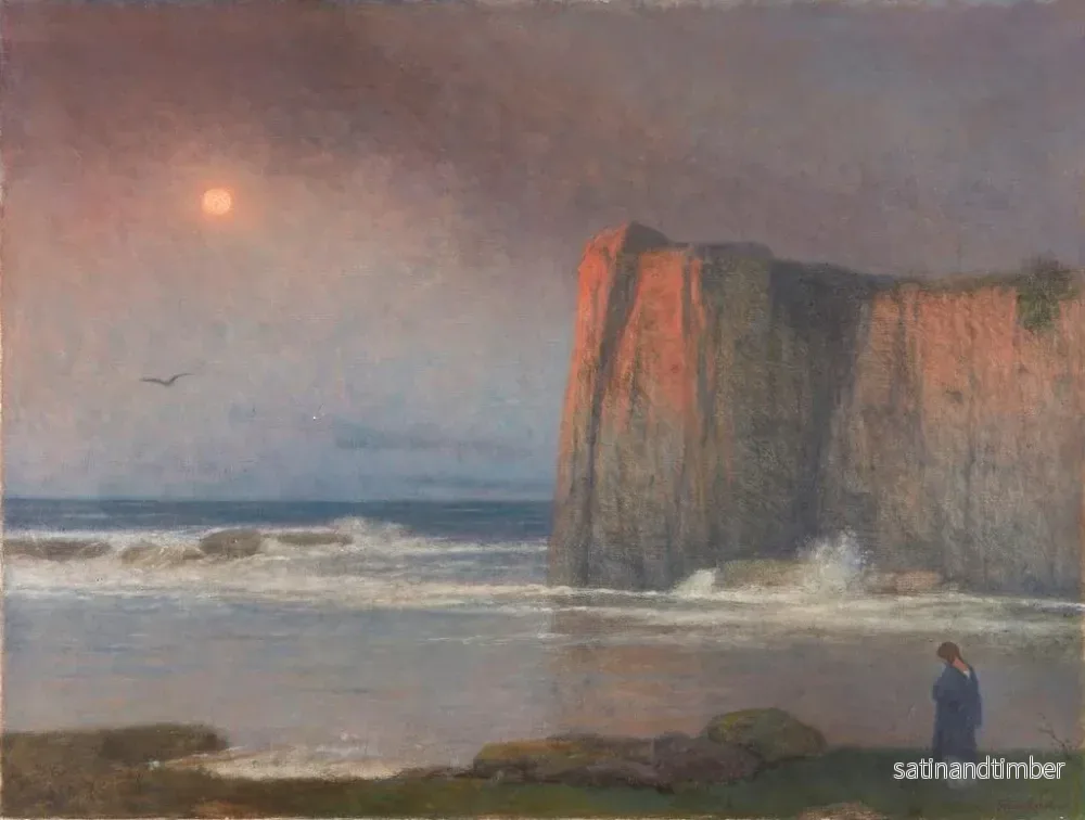 Reproduktion av målningen La Nocturne de la mer calme - Jakub Schikaneder - Bild 2