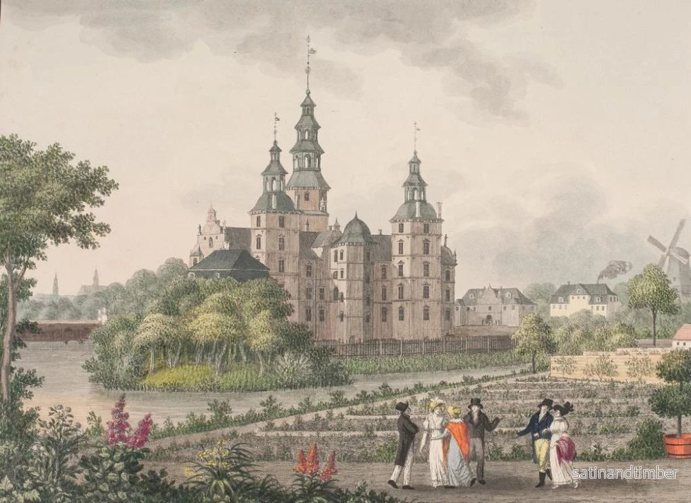 Reproduktion av målningen Château de Rosenborg - Søren L. Lange - Bild 2