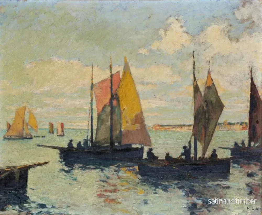 Reproduktion av målningen Marine - Rudolf Löw - Bild 2