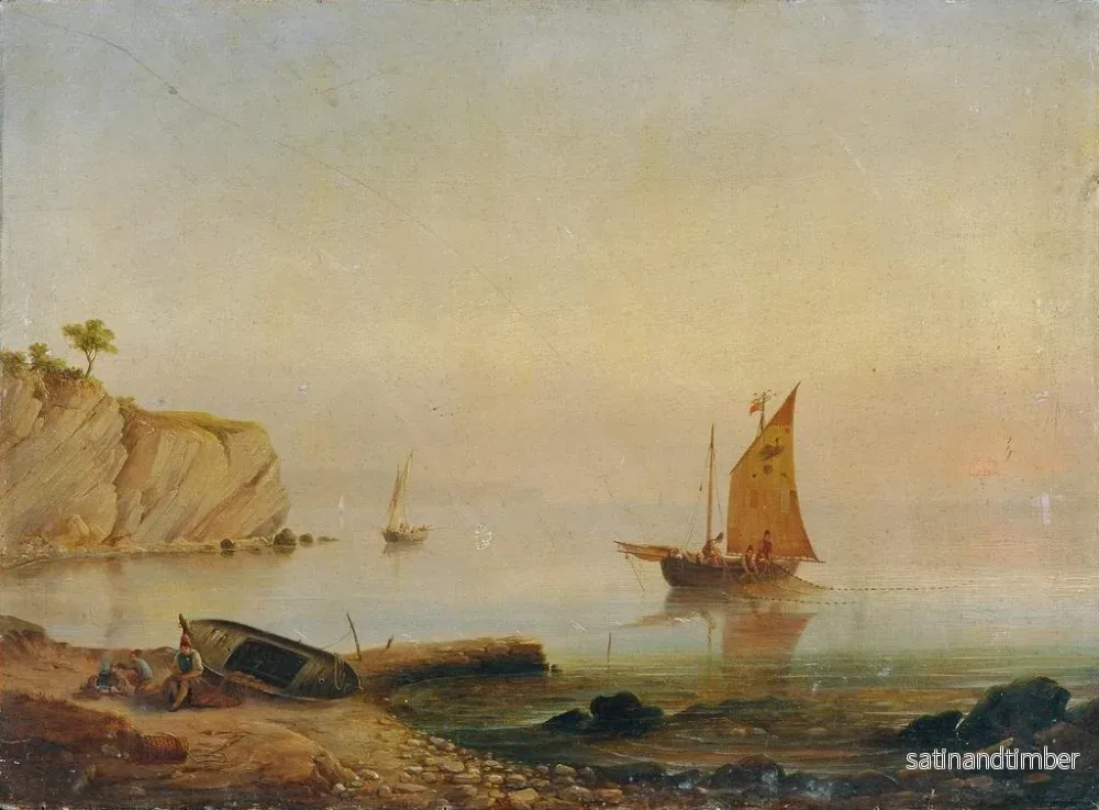 Reproduktion av målningen Capodistria - Franz Hoffmann - Bild 2
