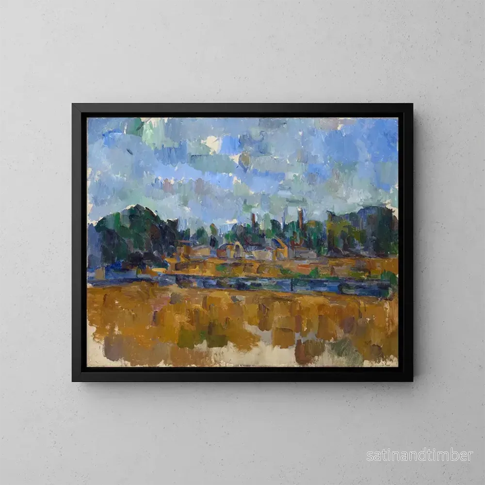 Reproduktion av målningen Rivage - Paul Cézanne