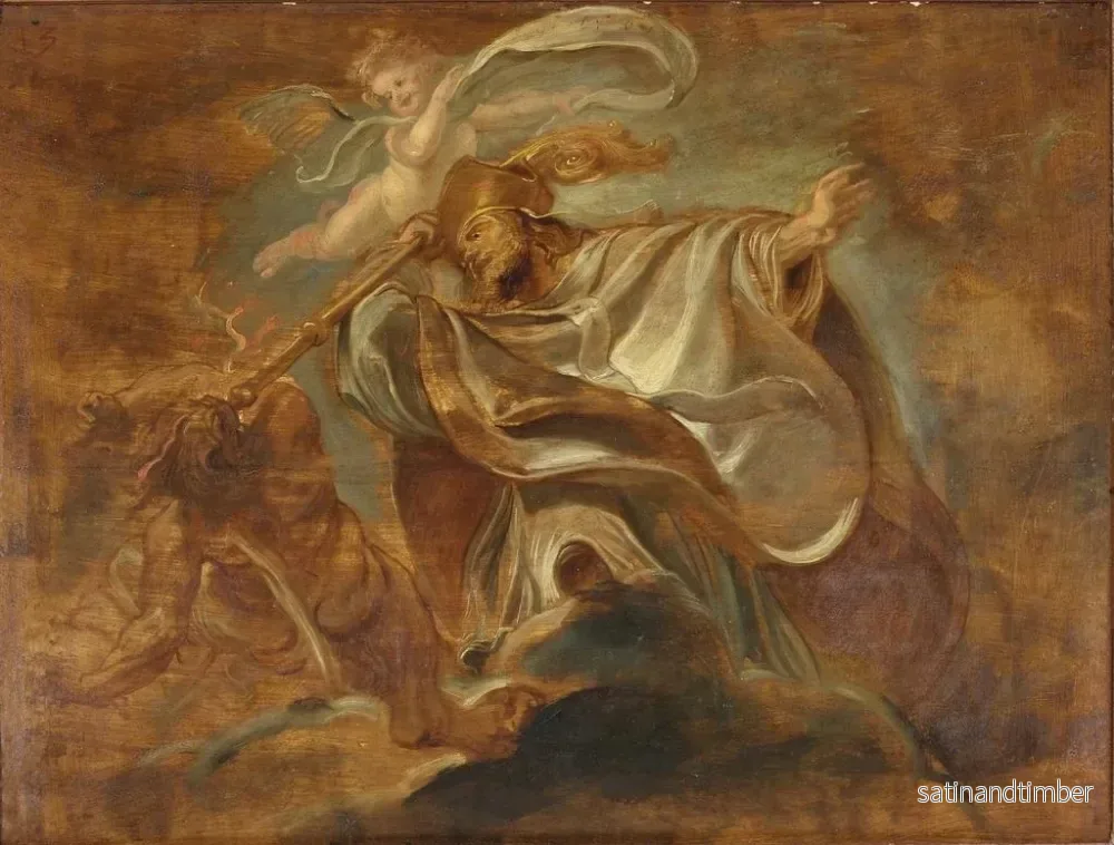 Reproduktion av målningen Saint Grégoire de Nazianze - Peter Paul Rubens - Bild 2