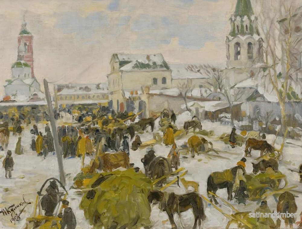 Reproduktion av målningen Place de la ville de Murom - Ivan Semenovich Kulikov - Bild 2