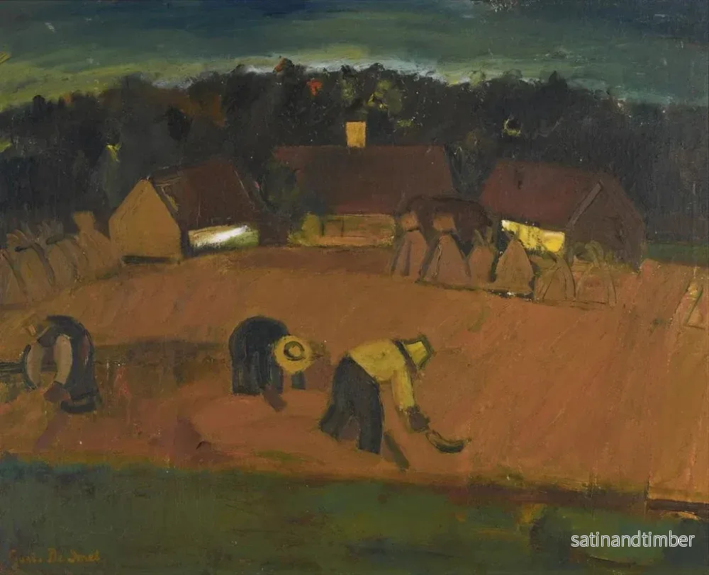 Reproduktion av målningen La Moisson - Gustave De Smet - Bild 2