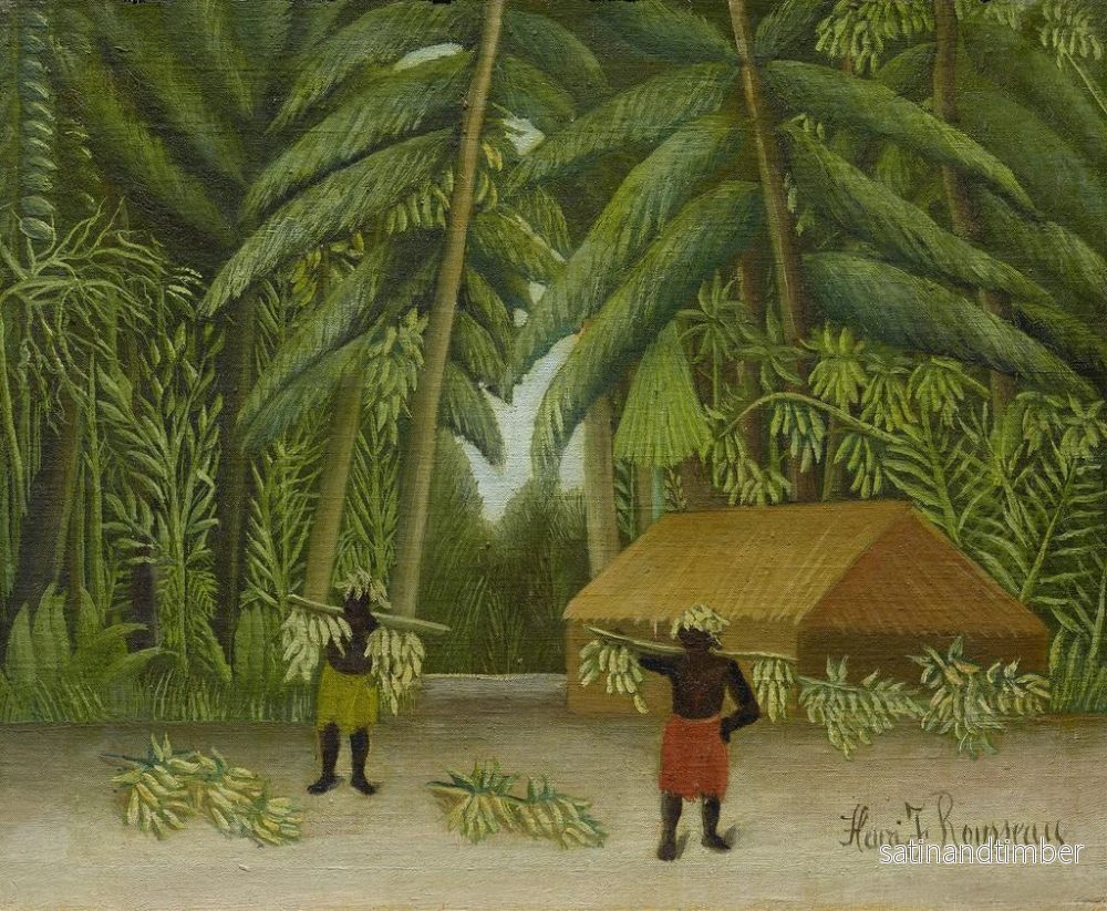 Reproduktion av målningen Skördet av bananer - Henri Rousseau - Bild 2