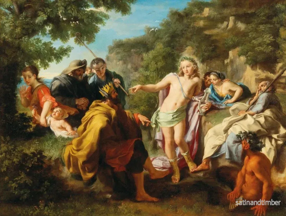 Reproduktion av målningen Le Jugement de Midas - Pietro Bianchi - Bild 2