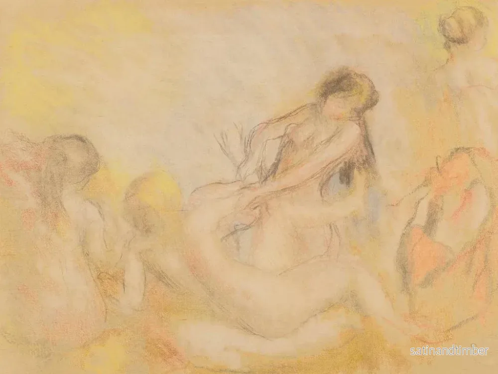 Reproduktion av målningen Les Baigneuses au crabe I - Pierre-Auguste Renoir - Bild 2
