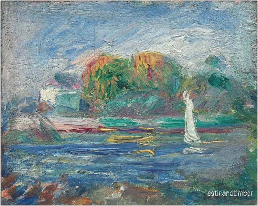 Reproduktion av målningen La rivière bleue - Pierre-Auguste Renoir - Bild 2