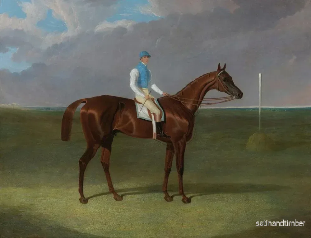 Reproduktion av målningen M. Ridsdale och M. Gully vid St Giles med William Scott ovanför - John Frederick Herring den äldre - Bild 2