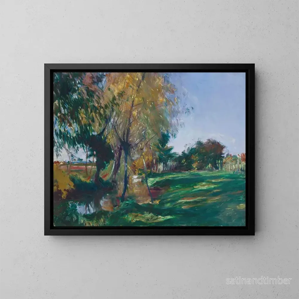 Reproduktion av målningen På Broadway - John Singer Sargent