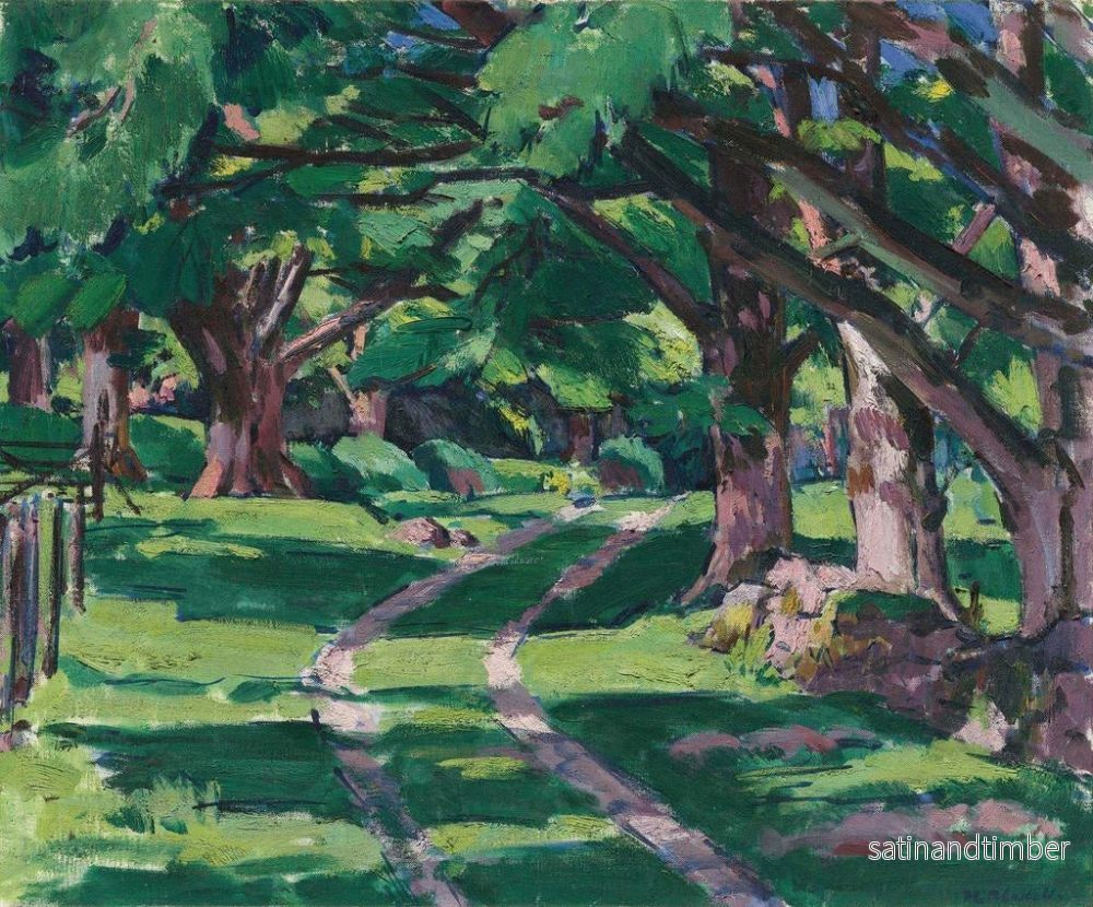 Reproduktion av målningen L'avenue Auchnacraig - Francis Campbell Boileau Cadell - Bild 2